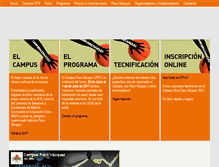 Tablet Screenshot of campuspacovazquez.com